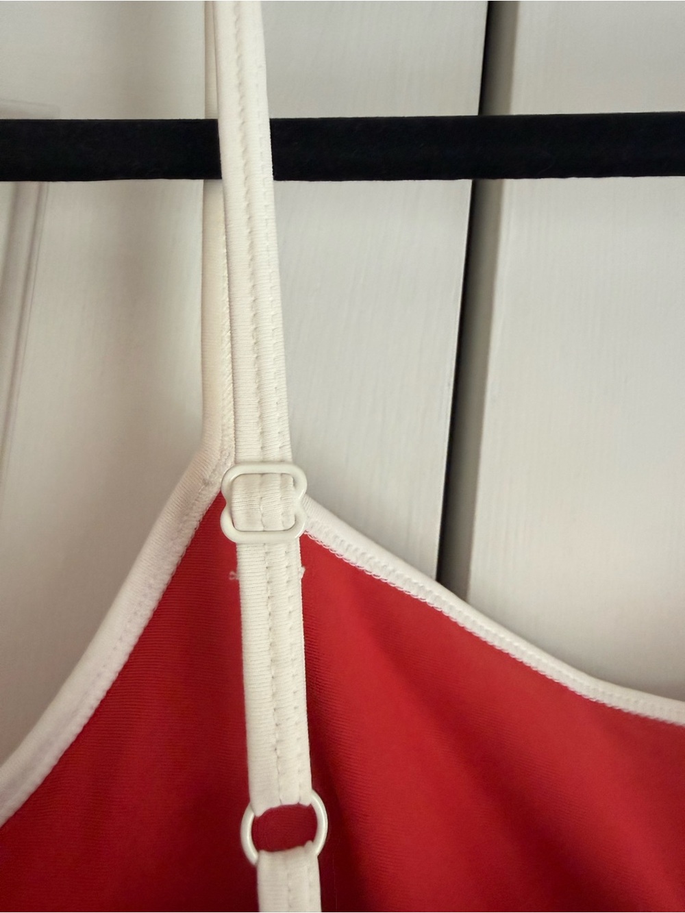 Old Navy Women’s PowerSoft Cami Athletic Red & White Activewear Dress Size Large - Picture 6 of 8